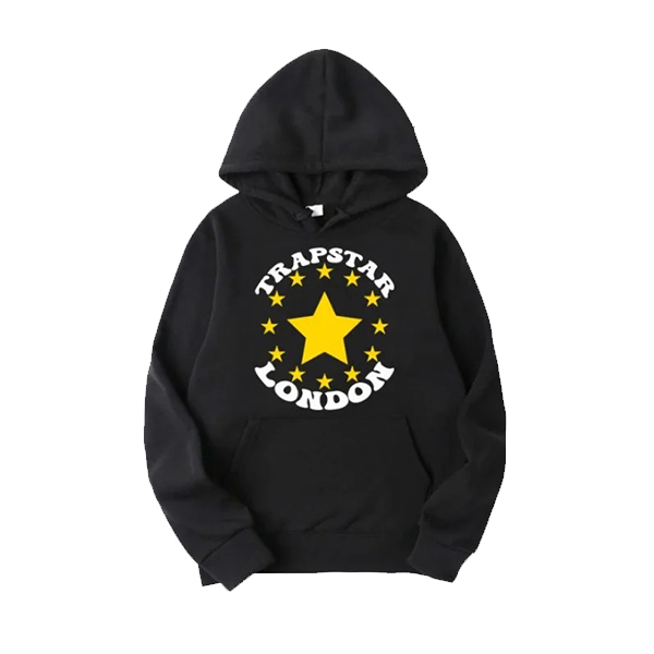 Trapstar Stars London Black Hoodie Trapstar Stars London Black Hoodie