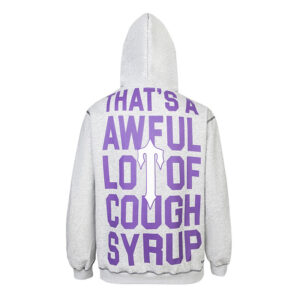 Trapstar x Cough Syrup Grey Hoodie